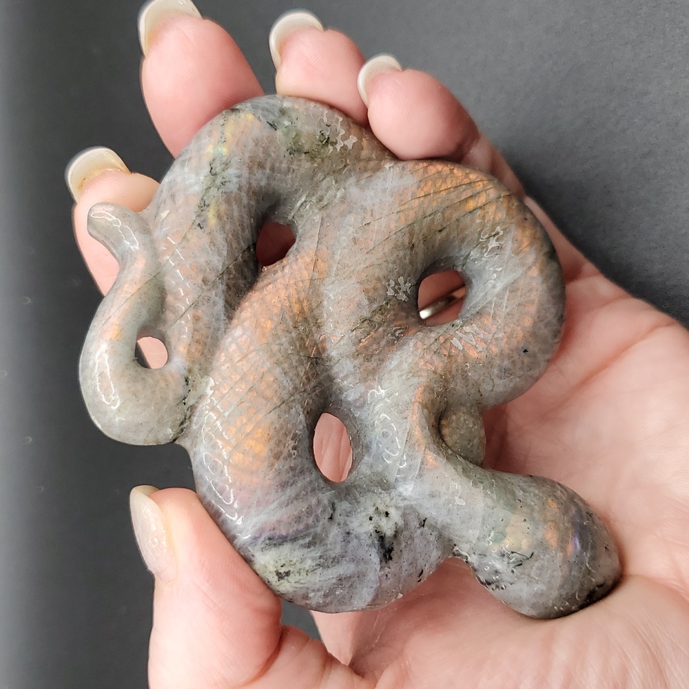 Labradorite Snake 🐍 - Picture 7 of 8
